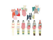 Sada vystřihovánek Velká šatna Djeco