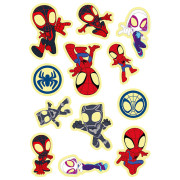 Omalovánky se svítícími samolepkami Spidey