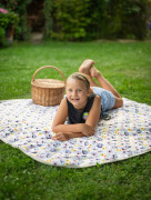 Nepromokavá deka extra jemná univerzální - Zvířátka 150 x 150 cm Bobánek