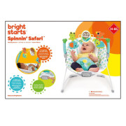 Bright Starts Lehátko vibrující Spinnin' Safari™ 0 m+ do 9 kg