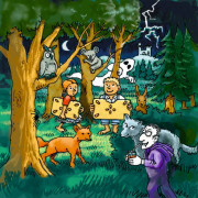 Mini hra pro děti Čarodějnický duel ABC Haba