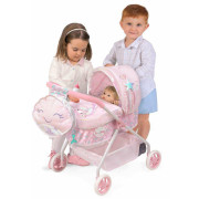 Kočárek pro panenky s batůžkem a doplňky DeCuevas - Ocean Fantasy