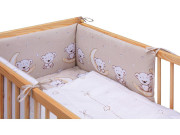 Dětská postýlka s kompletní výbavou Toro Scarlett 120 x 60 cm - béžová