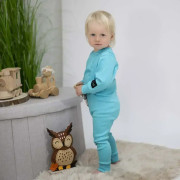 Rostoucí body žebrované Turquoise - tyrkysová Esito