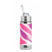 Nerezová láhev s brčkem 325 ml Pura