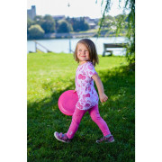 Tričko tenké KR tisk Outlast® UV 50+ Park růžová