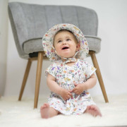 Mušelínové šaty Barunka Meadow bílé Esito