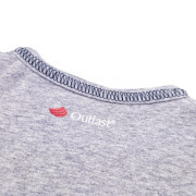 Tričko tenké KR obrázek Outlast®UV faktor 50+, šedý melír