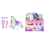 Jednorožec kůň česací s doplňky fliška 16cm