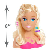 Barbie česací hlava - blonďatá