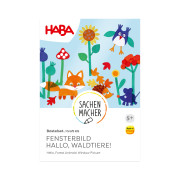 Kreativní sada Okenní obrázek Ahoj, lesní zvířátka! Haba