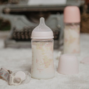 Kojenecká láhev Poetry 270 ml fyziol průtok M Suavinex