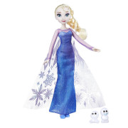 Frozen Princezna Elsa/Anna s třpytivými šaty a kamarádem