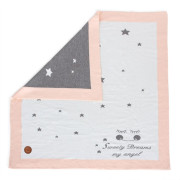 Pletená deka 90 x 90 cm Hvězdy Ceba