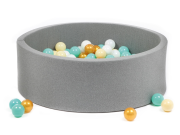 Hrací ohrádka s míčky textilní Ludi