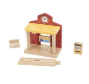 Dřevěné nádraží baterie