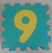 Pěnové puzzle Čísla 30x30cm 10ks