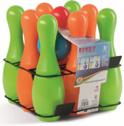 Bowlingový set 9+2 plnitelný vodou nebo pískem 27 cm Androni