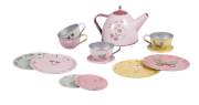 Čajový set Květiny a motýli