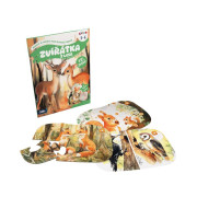 Kvído - Karty a puzzle pro mluvicí tablík: Zvířátka z lesa Albi