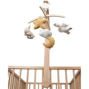 Hudební kolotoč dřevěný Newborn Naturals Little Dutch