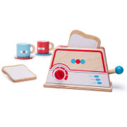 Dřevěný toaster s puntíky Bigjigs Toys