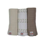 Swaddler Solid Matcha 3balení 70 x 70 cm Lodger