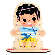 Zábavné oblékání navlékání 60 dílků