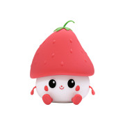 LED silikonová noční lampička - jahůdka Mary's 