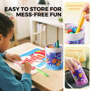 Jemné voskovky Smývatelné Glitter 12 ks