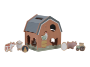 Domek s vkládacími tvary dřevěný Farma Little Dutch