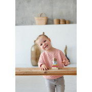 Barevná pyramida se slepičkou - dřevěná skládačka 8 dílů Cubika