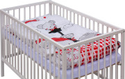 Dětská postýlka s kompletní výbavou Scarlett 120 x 60 cm - Bandy