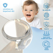 Ochrana rohů a hran O-profil, sada 12 ks transparentní Sipo