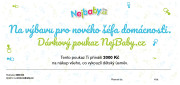 Tištěný dárkový poukaz Nejbaby "Na výbavu nového šéfa domácnosti"