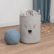 Koš na hračky Premium Bouclé se šňůrkou 43 l Sipo