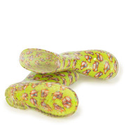 Chlapecké holínky PVC - potisk autíčko Pidilidi zelená