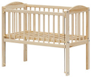 Dětská postýlka k posteli rodičů Baby Scarlett ECO (borovice), stahovací bok 90 x 41 cm