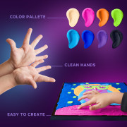 Sova výtvarná sada malování hmotou podle čísel 29 x 29 cm Okto