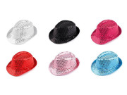 Karnevalový klobouk s flitry