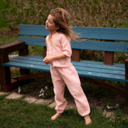 Dětská mušelínová košile Luca Pink Esito