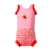 Plavky Happy Nappy kostýmek - Strawberry Field