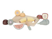 Krájecí ovoce dřevěné Little Dutch