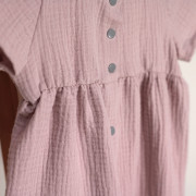 Mušelínové šaty Barunka Powder pink Esito