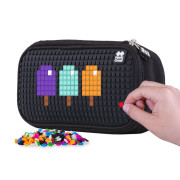 Studentský penál černý Pixie Crew
