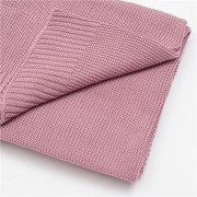 Bambusová pletená deka New Baby 100 x 80 cm Pink