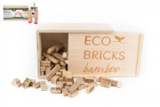 Stavebnice dřevěná 250 ks v dřevěné krabičce 29,5 x 9,5 x 18 cm
