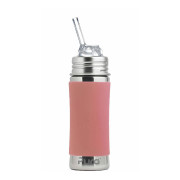 Nerezová láhev s brčkem 325 ml Pura