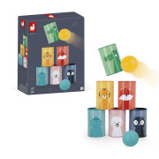 Plechovky na shazování Zvířata Janod