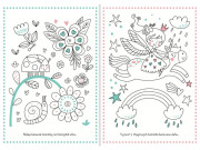 Les plný kouzel - 1400 diamantů k nalepení, omalovánky